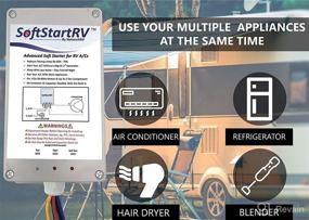 img 1 attached to 🏕️ SoftstartRV SSRV3T: Simplify RV Air Conditioner Unit Start-up with Limited Power Generator - AC Hard Starter Kit for HVAC Bundle (1 Pack) - Includes Easy Installation Kit
