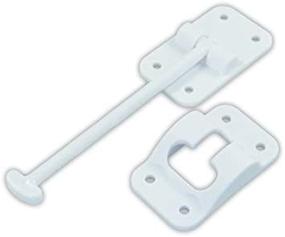 img 4 attached to 🚪 JR Products 10444 T-Style Door Holder - Plastic, Polar White, 6 inches