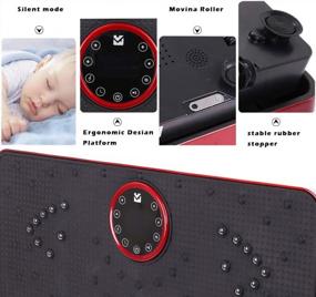 img 1 attached to Full Body Vibration Platform Massage Machine: HTNBO Silent Drive Motor For Toning & Weight Loss!