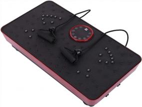 img 4 attached to Full Body Vibration Platform Massage Machine: HTNBO Silent Drive Motor For Toning & Weight Loss!