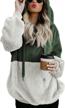 acelitt women's plus size fuzzy fleece sweatshirts with pockets, s-xxl for a comfortable winter look logo