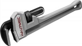 img 4 attached to HAUTMEC 36 Inch Aluminum Straight Pipe Wrench, Adjustable Plumbing Wrench, 4" Jaw Capacity, Heavy Duty Plumbing Pipe Wrench, For Pipes, Tees, Ball Valves And Other Objects HT0188-PW
