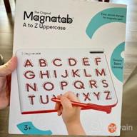 img 1 attached to Magnatab — A To Z Uppercase — Activity For Fun And Learning — Sensory Activity — Ages 3+ review by Andre Arias