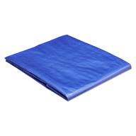🔵 amazoncommercial 5x7 ft blue poly tarp cover, waterproof & 5mil thick, 4-pack logo