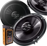 pioneer ts-g1620f - power-packed coaxial car audio speakers (300w) + gravity magnet phone holder (2 speakers) логотип