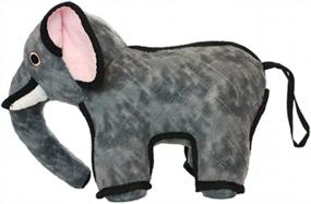 img 2 attached to TUFFY - World'S Tuffest Soft Dog Toy - Zoo Elephant - Multiple Layers. Made Durable, Strong & Tough. Interactive Play (Tug, Toss & Fetch). Machine Washable & Floats. (Regular)