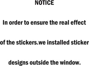 img 1 attached to Trump Decals for Cars - Funny Window Stickers: Easy Removal, No Residue Peel Off, Political