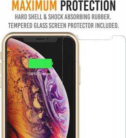 img 2 attached to Battery Case For IPhone Xs Max, Rechargeable Wireless Charging Case Compatible With IPhone Xs Max (6.5-Inch) By Alpatronix –Gold