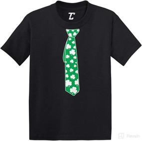 img 2 attached to Tie Shamrock Clover Patricks Toddler Apparel & Accessories Baby Girls good for Clothing