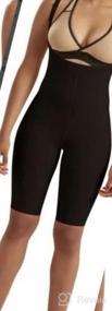 img 5 attached to Marena Recovery Knee-Length Compression Girdle With High-Back - M, Black: Support & Comfort For Your Everyday Activities!