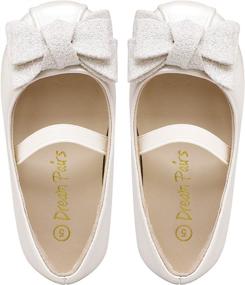 img 2 attached to 👑 DREAM PAIRS Toddler KFL213 Ballet Girls' Shoes: Stylish and Comfortable Flats for Little Princesses!