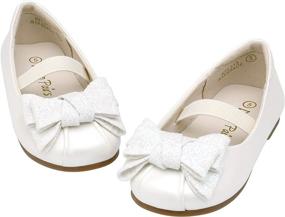 img 1 attached to 👑 DREAM PAIRS Toddler KFL213 Ballet Girls' Shoes: Stylish and Comfortable Flats for Little Princesses!