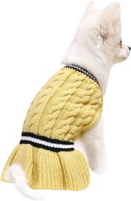 img 4 attached to Sweaters Clothes Pullover Sweater Chihuahua Dogs