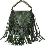zlyc bohemian women's handbags & wallets - genuine leather crossbody bags logo