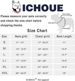 img 2 attached to 🐾 Stylish Winter Pet Apparel: iChoue Color Block Crewneck Sweater for French Bulldog & Shiba Inu - Red and Black/M