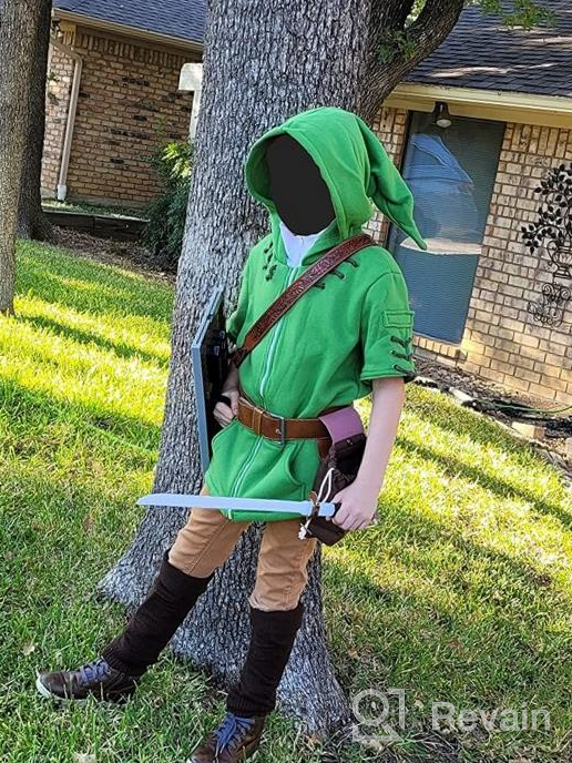 img 1 attached to Get your Link on with Ya-cos Cosplay Hooded Hyrule Warriors Jacket – Green Zipper Coat review by Doug Taylor