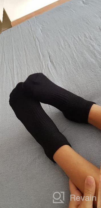 img 1 attached to Unisex Bamboo Socks - Super Soft, Cushioned & Moisture Wicking | 1/3/6 Pairs review by Jody Kashani
