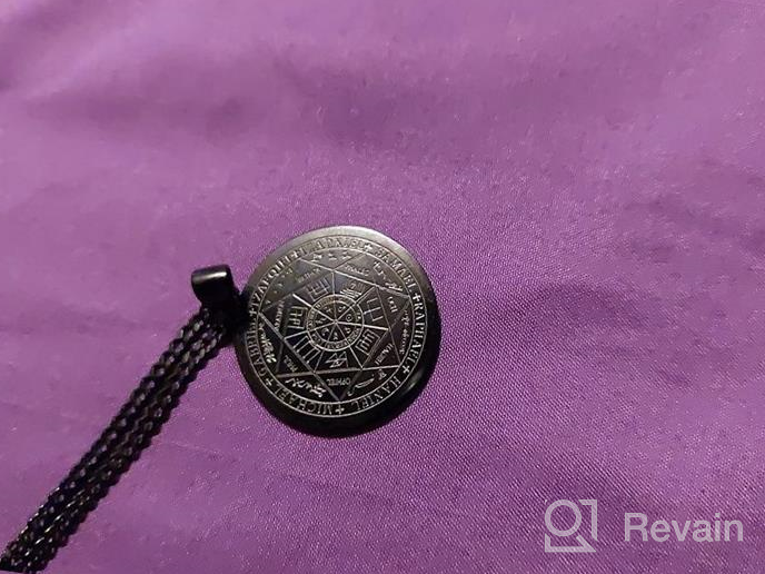 img 1 attached to Archangels Medallion Pendant Stainless Necklace review by John Beltran