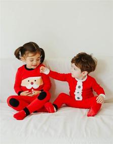 img 1 attached to 👻 VAENAIT BABY Kids Boys Girls Halloween X-Mas Christmas Pajamas Pyjamas Sleepwear Set 12M-12Y