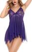 women's 2 piece lingerie set v-neck sheer tulle spaghetti strap top & panties sleepwear logo