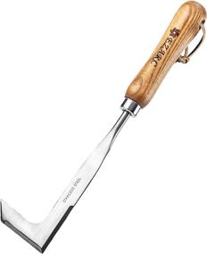 img 4 attached to EZARC Crack Weeder: 11.2" Stainless Steel Manual Weeding Tool For Garden Lawn Yard Patio Terrace Paving Moss Removal.