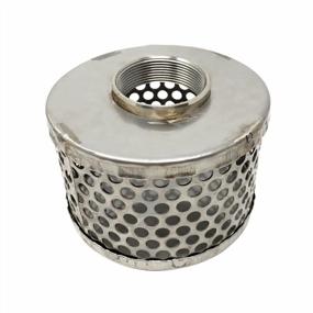 img 4 attached to Gloxco 2" Suction Strainer, Round Hole, Stainless Steel (STR-RH200)