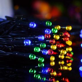 img 2 attached to Magical Multi-Colored LED Fairy Lights For Outdoor & Indoor Christmas Décor - Battery Operated With Waterproof Timer