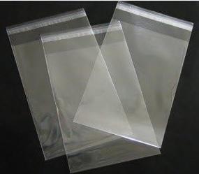 img 2 attached to 🛍️ Convenient 4in. X 6in. Flat Cellophane Bags - Pack of 100 with Adhesive Closure
