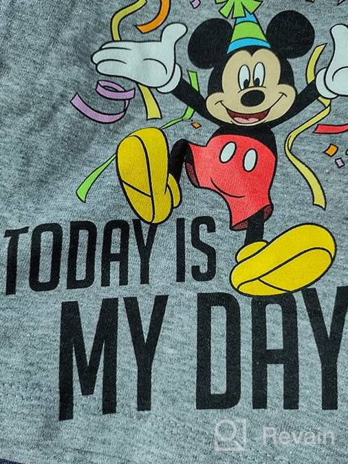 img 1 attached to Disney Birthday Graphic T Shirt Heather Boys' Clothing review by Davaun Pritchard