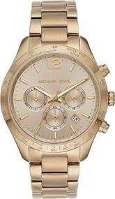 img 4 attached to Michael Kors Womens Quartz Stainless Women's Watches : Wrist Watches