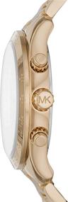 img 3 attached to Michael Kors Womens Quartz Stainless Women's Watches : Wrist Watches