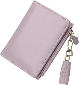 img 4 attached to 👛 TJEtrade Leather Zipper Bifold Women's Wallets: Stylish and Functional Handbags & Wallets