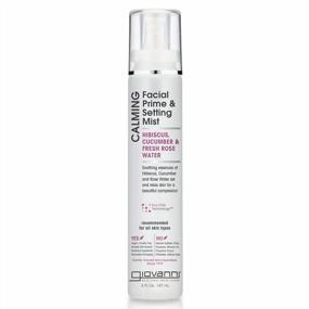 img 4 attached to Revitalize Your Skin With GIOVANNI Calming Facial Prime Setting Mist - 5 Oz. Hibiscus, Cucumber & Rose Water Blend For Gorgeous Complexion
