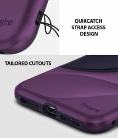 img 1 attached to Protect Your IPhone Xs Max With Ringke Wave: Heavy Duty Dual Layer Case In Metallic Purple