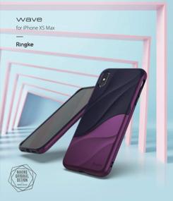 img 3 attached to Protect Your IPhone Xs Max With Ringke Wave: Heavy Duty Dual Layer Case In Metallic Purple