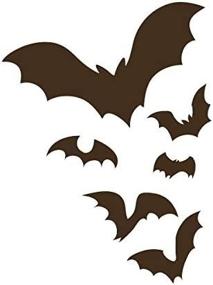 img 4 attached to Applicable Pun Flock Of Bats Flying Through The Night Colony Frightening - Vinyl Decal For Outdoor Use On Cars