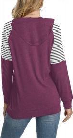 img 3 attached to Fashionable Womens Tops: Lylinan Long Sleeve Shirts, Fall Sweatshirts & Lightweight Hoodies