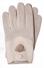 img 1 attached to Riparo Motorsports Leather Driving Gloves Men's Accessories