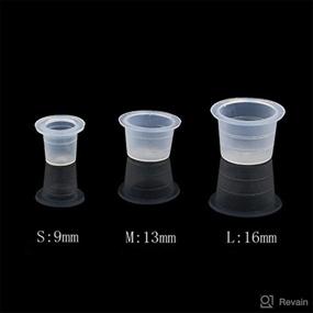 img 3 attached to 🎨 Mix & Match: Tattoo Caps Cups in Various Sizes for Creative Expression