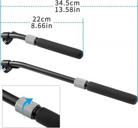 img 3 attached to CAYER K3 H6 Fluid Video Head 2-Section Pan Bar Handle - Get Professional Quality For Your Projects!