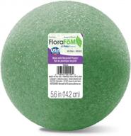 floracraft florafōm ball 5.6 inch green logo