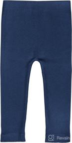 img 4 attached to 👶 Baby and Toddler Silky Toes Leggings - Soft Seamless Cotton Knit Pants for Girls and Boys