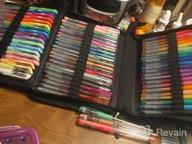 img 1 attached to Complete Set Of 120 Artist Gel Pens With 28 Glitter, 12 Metallic, 11 Pastel And 9 Neon Colors, Including 60 Refills And Coloring Book For Effortless Artwork Creation review by Travis Flores