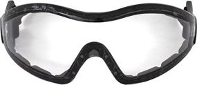 img 3 attached to Enhanced Safety and Style: Global Vision Z-33 Padded Motorcycle Riding Skydiving Goggles in Clear Smoke & Yellow
