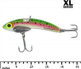 img 3 attached to SteelShad XL-Series Lipless Crankbait (3/4 Oz) - Ideal Freshwater And Saltwater Fishing Lure - Long-Range Casting For Bass, Pike, Musky, Walleye, Trout, Salmon, And Striper