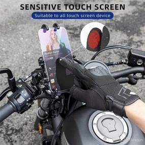 img 3 attached to ROCKBROS Motorcycle Touchscreen Motorbike Anti Drop