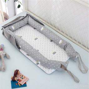 img 1 attached to 🛏️ Portable Co-Sleeping Bassinet: Convenient Lounger Cradle for Kids' Home Store