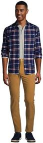 img 1 attached to 👕 Lands End Traditional Flagship Flannel: The Ultimate Men's Clothing for Timeless Shirts