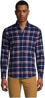 👕 lands end traditional flagship flannel: the ultimate men's clothing for timeless shirts logo