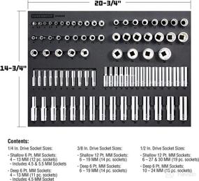 img 3 attached to Powerbuilt 949008 Метрическая основная головка